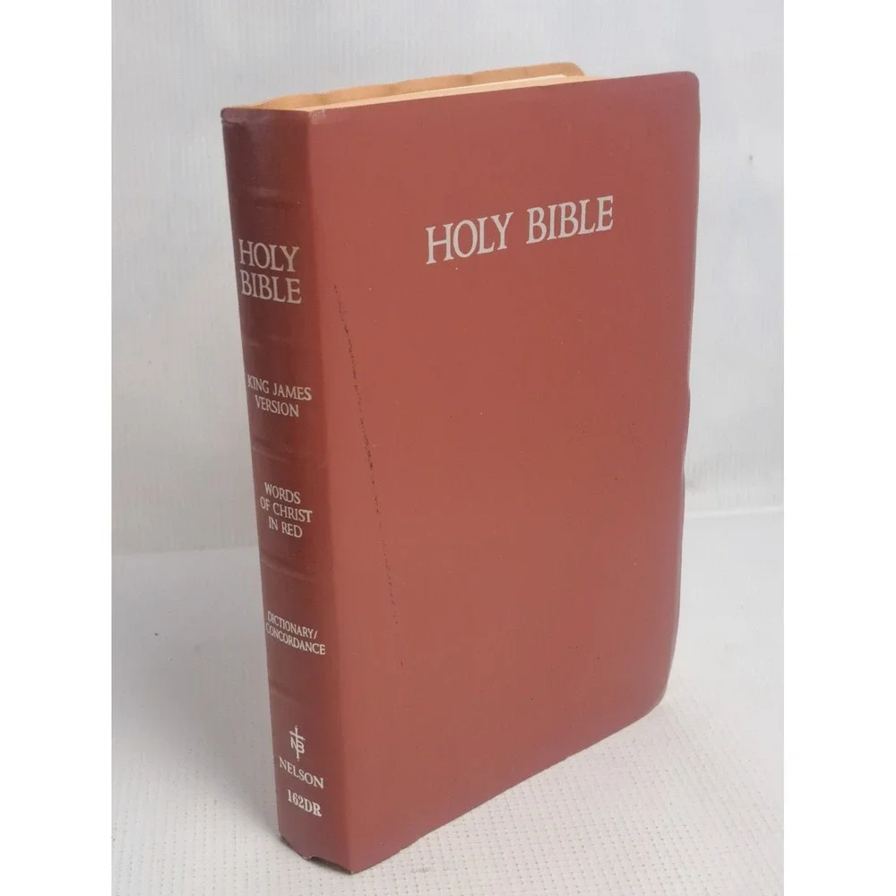 Holy Bible New King James Version Red Letter, Dictionary,1984 Thomas Nelson NKJV